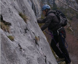  provando la via ferrata